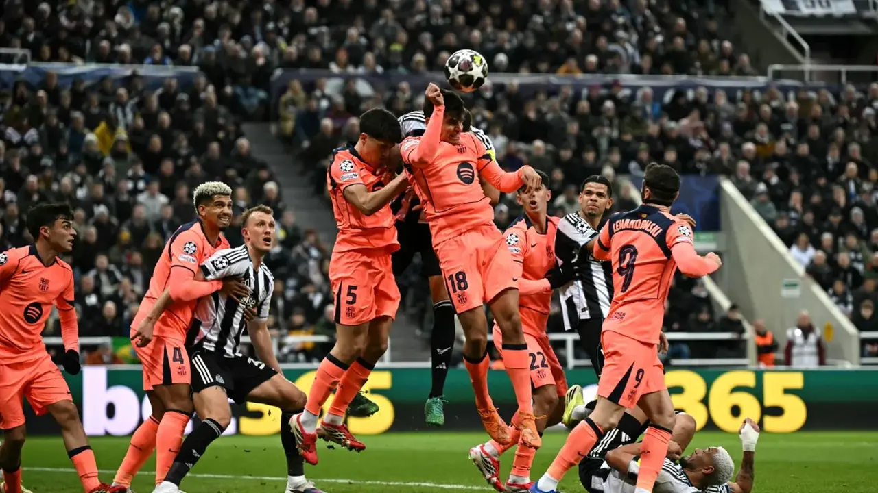 موعد مباراة برشلونة ونيوكاسل يونايتد في دوري أبطال أوروبا والقنوات الناقلة